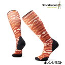 スマートウール 靴下 スキー ターゲットクッション コライディングクラウズプリント