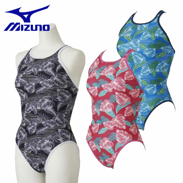 ミズノ 水着 レディース MIZUNO ミズノスイム レディース トレーニング水着 ミディアムカット N2MA2275 女性用 長持ち 練習用