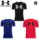 アンダーアーマー UAテックショートスリーブTシャツ ビッグロゴ ジュニア用トレーニングウェア 1363283