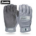 フランクリン バッティング手袋両手用 CFX PRO クロムシリーズ グレー 20597