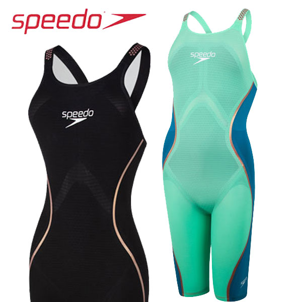 スピード ファストスキン レーザーピュアインテント オープンバックニースキン レディース SCW11901F【LZR Pure】　競泳水着 女性用 背開きタイプ スパッツ FINA承認 布帛 ポイント10倍