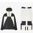 2024/2025モデル ゴールドウィン スキーウエア 上下セット 2-tone Color Hooded ジャケット 2-tone Color Wide パン...