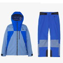 2024/2025モデル ゴールドウィン スキーウエア 上下セット 2-tone Color Hooded ジャケット 2-tone Color Wide パン...
