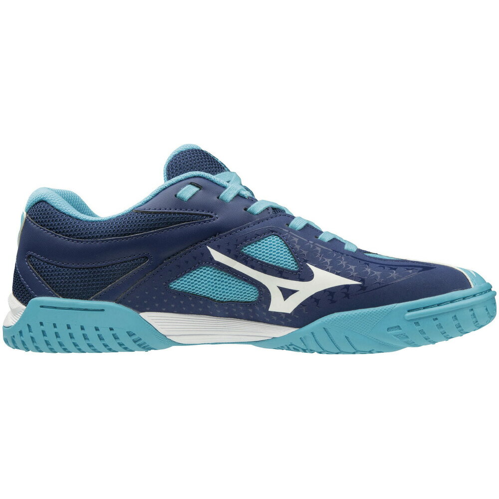 ミズノ MIZUNO ウエーブメダル 6 81GA191501 ライトブルーxホワイトxブルー ミズノウエーブ インタークール XG RUBBER apプラス SR touch