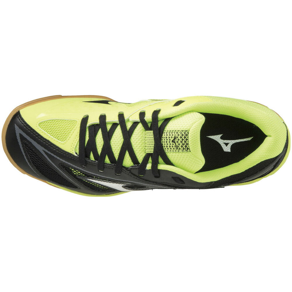 ミズノ MIZUNO ウエーブメダル 6 81GA191547 ブラックxホワイトxイエロー ミズノウエーブ インタークール XG RUBBER apプラス SR touch