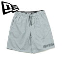 ニューエラ ドライスウェット ショートパンツ NEW ERA グレー Performance Apparel NEW ERA 14122000(4)