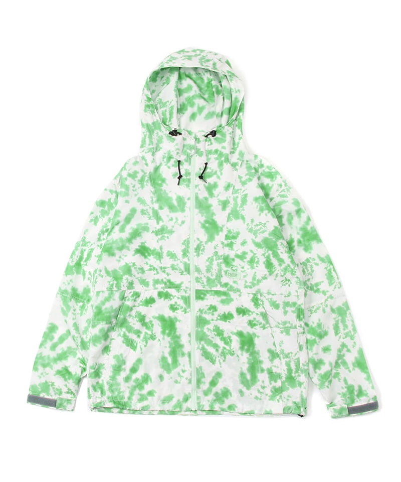 ॹ ץեɥաǥ(ʥ󥸥㥱åȡå) Green Tie-Dye CHUMS CH04-1338-Z26...