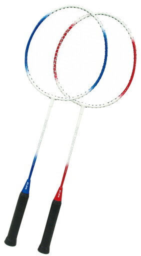 サクライ貿易 SAKURAI EFS-201W スポーツ ENJOY FAMILY バドミントンラケット・シャトルセット 2本組 ブルー・レッド サクライ貿易 SAKURAI EFS-201W スポーツ ENJOY FAMILY バドミントンラケット・シャトルセット 2本組 ブルー・レッド