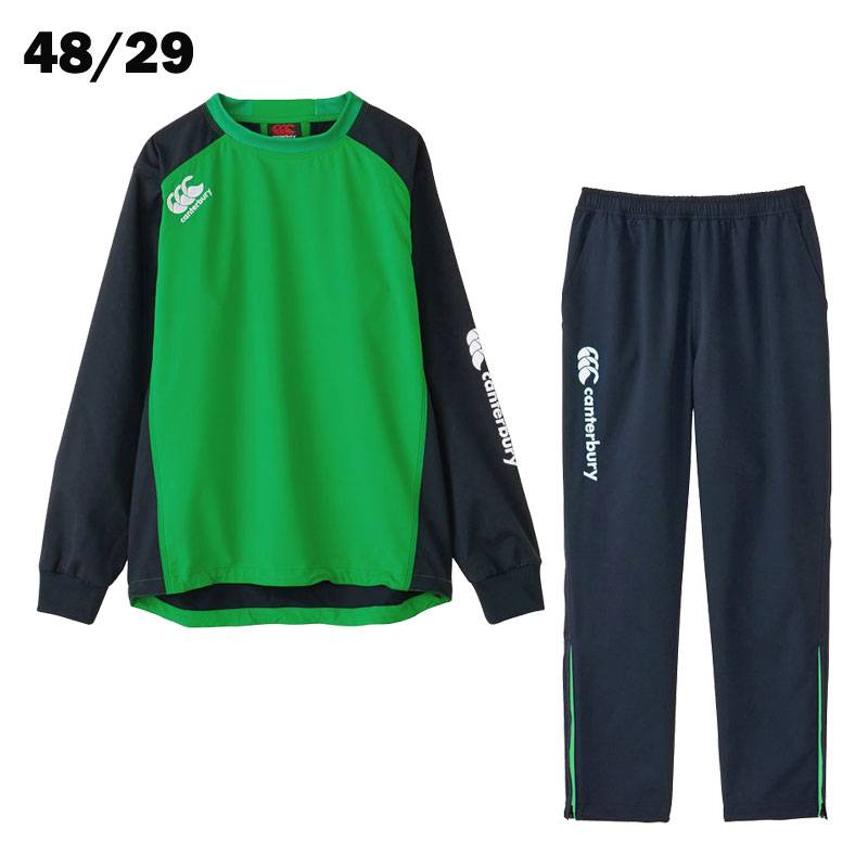 カンタベリー プラクティスプルオーバー＆パンツ トレーニングウェア上下 RG73703-...