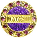 HATACHI(ハタチ) 【男女兼用 グラウンドゴルフ用マーカー】 クリスタルマーカー パープル