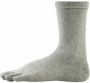 R×LSOCKS(アールエルソックス) R×Lソックス ライフソックス SOFTY FINGER 5本指タイプ TBK‐1602 ライトグレー