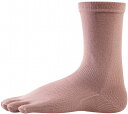 R×LSOCKS(アールエルソックス) R×Lソックス ライフソックス SOFTY FINGER 5本指タイプ TBK‐1602 コーラルピンク