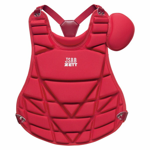 ZETT（ゼット） 少年軟式野球用プロテクター レッド