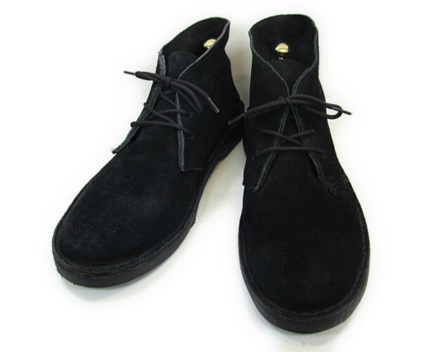 【中古】【送料無料】WOOD LAND 5 約25.0-25.5cm　スペイン製 スエードチャッカー・ショートブーツ♪YALAKU-ヤラク-メンズカジュアルブーツ・紳士靴