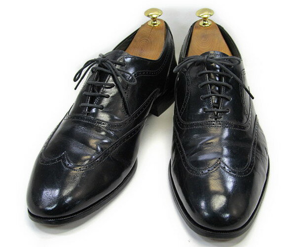 【中古】【送料無料】BOSTONIAN (ボストニアン)11 M (約28.0-28.5cm) USA製・ウイングチップYALAKU-ヤラク-メンズビジネスシューズ・紳士靴