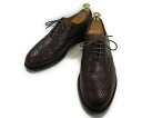 【中古】【送料無料】VAN BOMMEL ヴァンボメル　7G　（約25.0-25.5cm）　 ウイングチップ♪YALAKU-ヤラク-メンズビジネスシューズ・紳士靴