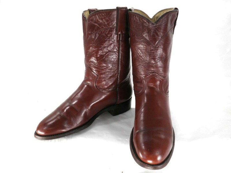 【中古】【送料無料】TEXAS テキサス約26.5-27.0cm　アメリカ製・ペコスブーツ♪YALAKU-ヤラク-メンズカジュアル・紳士靴