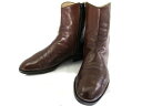 【中古】【送料無料】ZIPショートブーツ41 約25.0-25.5cm♪YALAKU-ヤラク-メンズカジュアルブーツ・紳士ブーツ