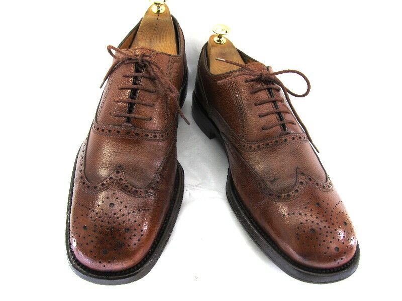 【中古】【送料無料】ANTONIO ANDREA by Artioli アントニオ アンドレア アルティオリ 10 （約28.0-28.5cm）ハンドメイド ウイングチップ♪YALAKU-ヤラク-メンズビジネスシューズ 紳士靴