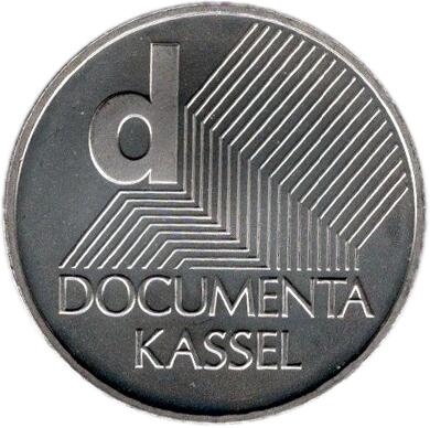 ドイツ カッセルのドクメンタ（現代美術展）2002 10ユーロ銀貨 2002年