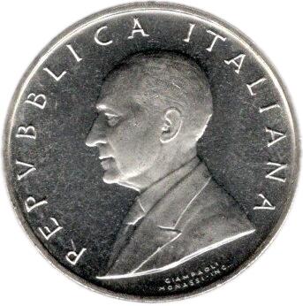 イタリア グリエルモ・マルコーニ生誕100周年 500リラ銀貨 1974年