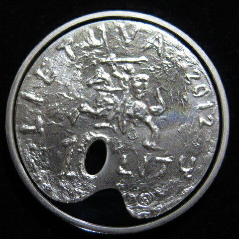 リトアニア リトアニア文化シリーズ 美術 10リタス銀貨 2012年