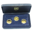 【純金30グラム】 アテネオリンピック 100ユーロ プルーフ金貨3点セット 2004年 【ギリシャ】