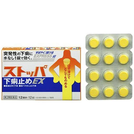 【第2類医薬品】ライオン (LION) ストッパ 下痢止めEX (12錠)