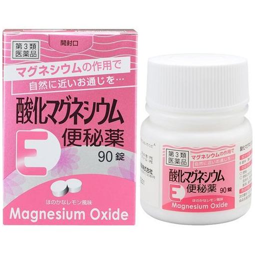 【第3類医薬品】健栄製薬 酸化マグネシウムE便秘薬 (90錠)