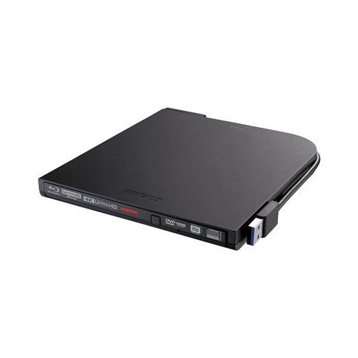 【ポイント10倍!4/22(月)20:00~4/26(金)01:59まで】バッファロー BRUHD-PU3-BK Ultra HD Blu-ray対応 USB3.0用ポータブルブルーレイドライブ スリムタイプ ブラック 【ポイント10倍!4/22(月)20:00~4/26(金)01:59まで】バッファロー BRUHD-PU3-BK Ultra HD Blu-ray対応 USB3.0用ポータブルブルーレイドライブ スリムタイプ ブラック