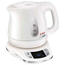 【ポイント10倍！】T-FAL KO6201JP 電気ケトル 「アプレシア エージー・プラス コントロール」 0.8L パールホワイト