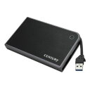 【ポイント10倍！3月4日(水)20:00〜】センチュリー CMB25U3BK6G MOBILE BOX USB3.0接続 SATA6G 2.5 HDD／SSDケース ブラック＆グレー