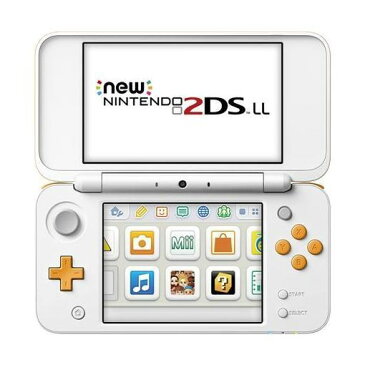 【ポイント10倍！11/4(日) 20:00〜11/10(土) 23:59まで】Newニンテンドー2DS LL ホワイト×オレンジ JAN-S-OAAA