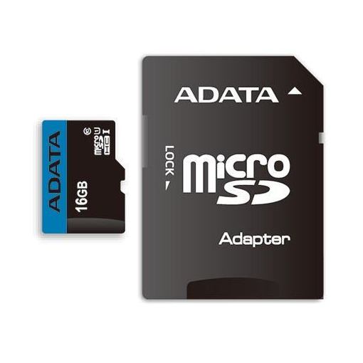 ADATA AUDH16GUIL10RA1D MicroDH X UH-ILA10 with ADAPTER カード Premier マイクロDメモリーカード 16GB lass10 UH-...