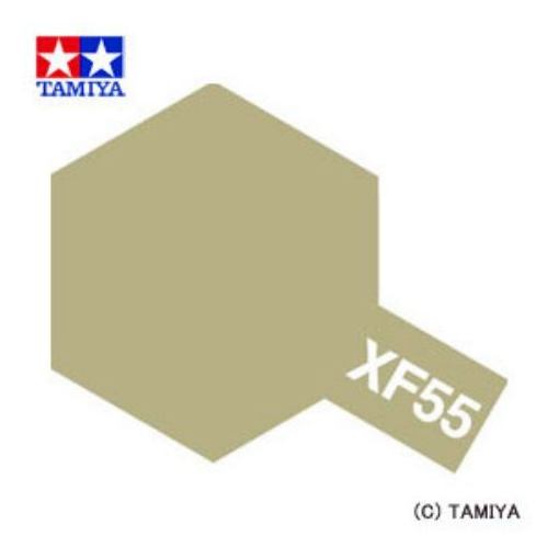 タミヤ タミヤカラー アクリルミニ（つや消し） XF−55 デッキタン