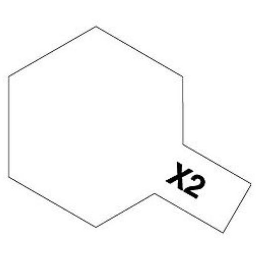 タミヤ タミヤカラー アクリルミニX2ホワイト （光沢）
