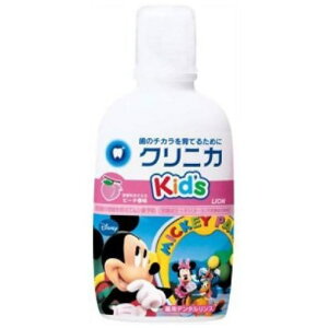 ライオン クリニカKidsリンススッキリピーチ250ML クリニカ