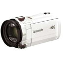 パナソニック HC-VX992M-W デジタルビデオカメラ ピュアホワイト 4K対応 ビデオカメラ 4K