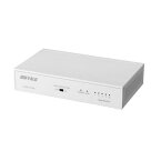 バッファロー LSW6-GT-5NS／WH Giga対応 スイッチングハブ 5ポート ホワイト