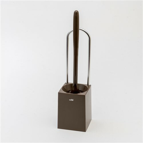 アイセン トイレブラシ カスケット トイレブラシ ケース付き ブラウン 1個