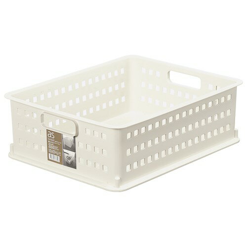 [幅35×奥行44.5×高さ14.5cm] 収納ケース 小物ケース プラスチック PCボックスケース asバスケット アイ..