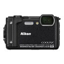 デジタルカメラ ニコン Nikon W300BK COOLPIX ブラック デジカメ 防水