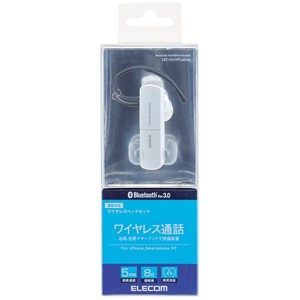 ロジテック LBT-HS10PCWH Bluetoothヘッドセット ホワイト