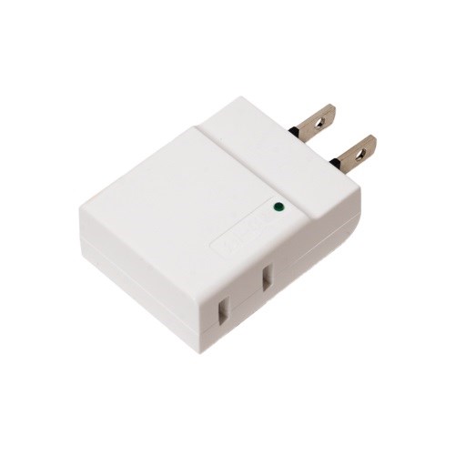 ミヨシ OAT-S2P／WH コンパクトタップ雷ガード 2個口 ホワイト