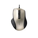 バッファロー BSMBU300GD 有線BlueLED光学式マウス 静音/5ボタン/DPI切り替えボタン ゴールド