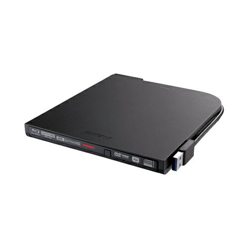 バッファロー USB3.2(Gen1)対応 ポータブルBDドライブ 書込ソフト添付 ブラック BRXLPTV6U3BKB オフィス 住設用品 オフィス 住設用品 OA用品 メモリ(代引不可)【送料無料】