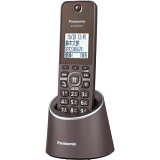 パナソニック VE-GZS10DL-T デジタルコードレス電話機 RU・RU・RU ブラウン VEGZS10DL-T