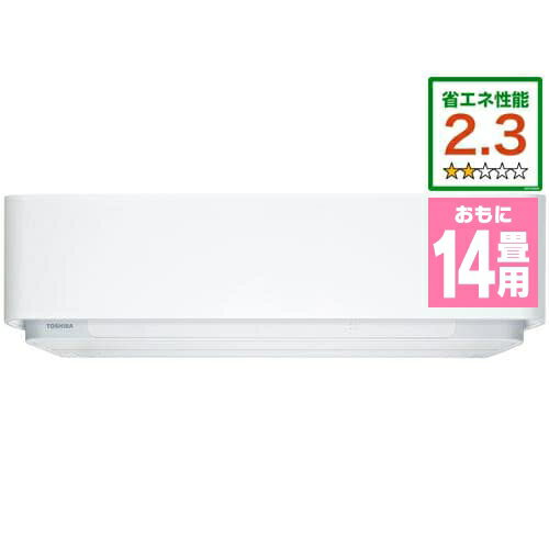 【標準工事費込】【無料長期保証】東芝 RAS-406DRNE(W) DRNEシリーズ 寒冷地向けエアコン(14畳用) フィルター自動掃除機能付き