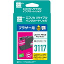 エコリカ ECI-BR3117M エコリカインク BROTHER LC3117M マゼンタ(2)