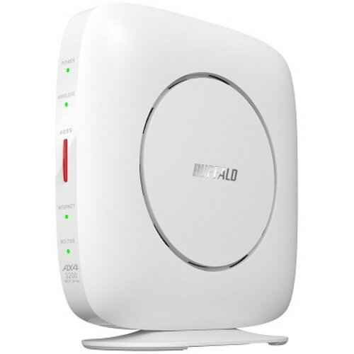 BUFFALO バッファロー WSR-3200AX4S-WH Wi-Fiルーター 親機 2401+800Mbps AirStation ホワイト Wi-Fi 6(11ax)